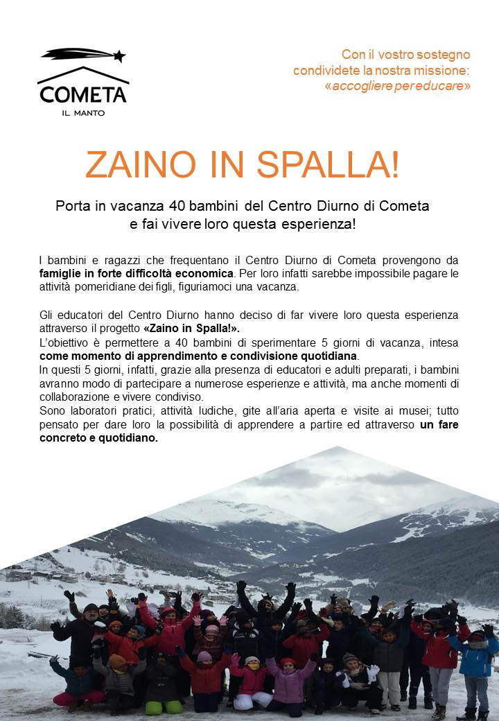 ZAINO IN SPALLA - Cometa