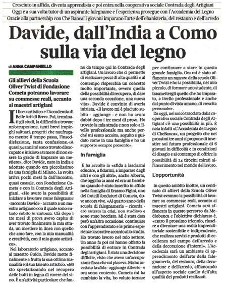 Sulla via del legno per trovare la propria strada