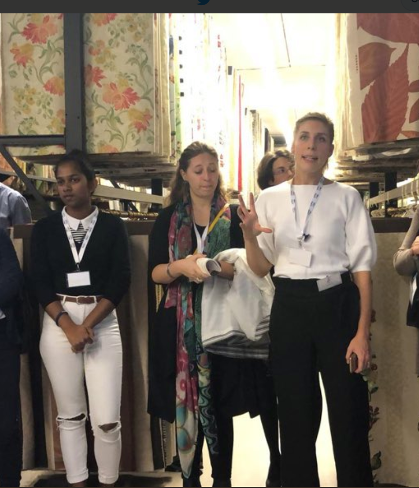 Efvet in visita presso Clerici Tessuto