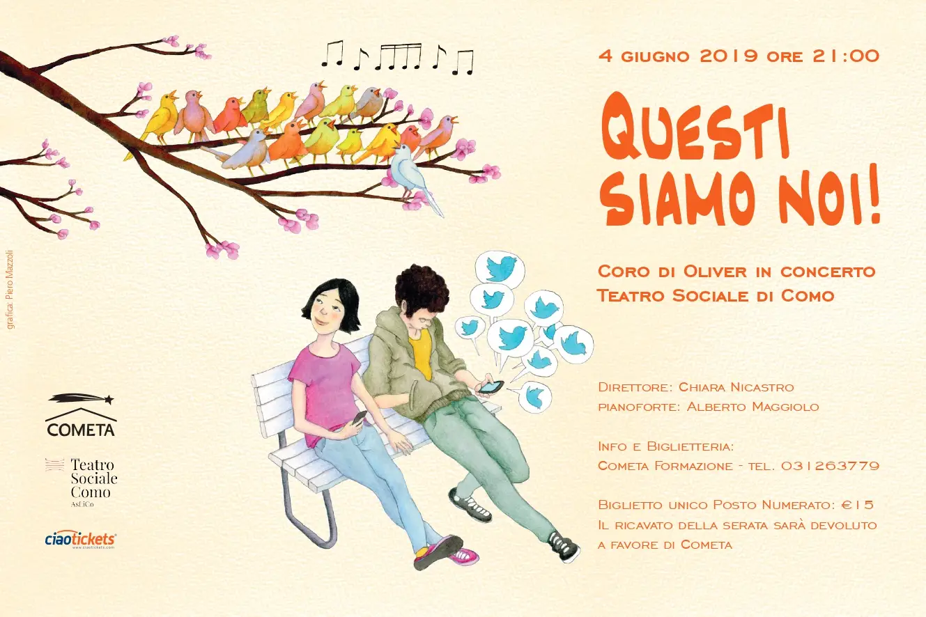 Il Coro di Oliver si esibisce al Teatro Sociale