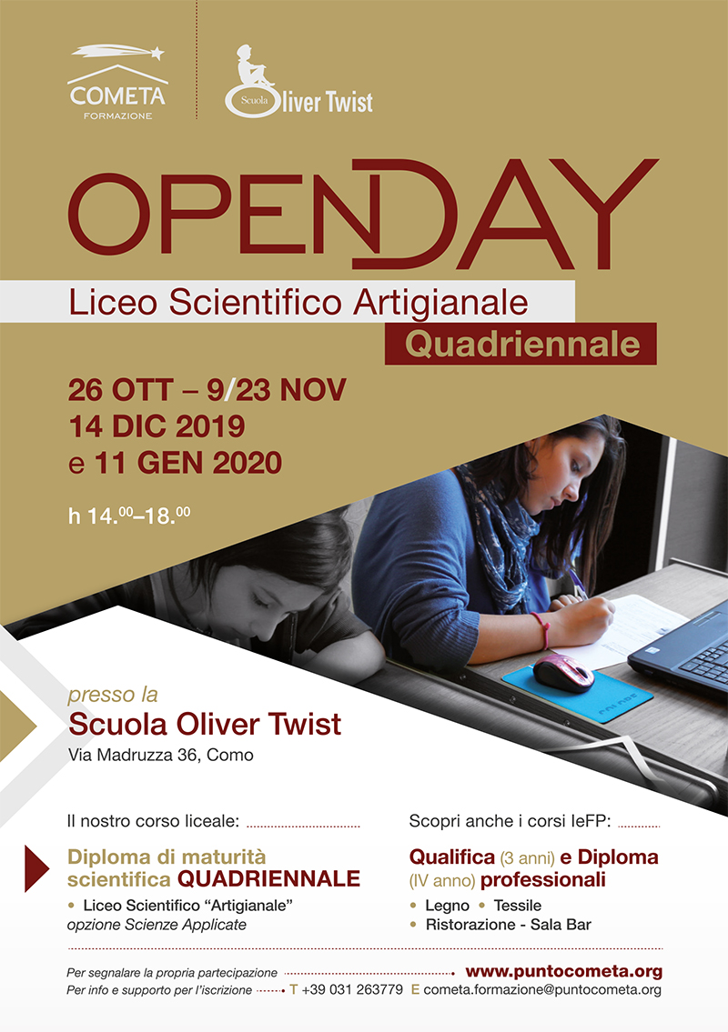 OPEN DAY LICEO ARTIGIANALE 2019 2 OPEN DAY LICEO ARTIGIANALE 2019