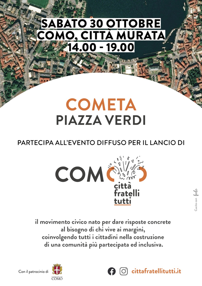 Cometa - NASCE A COMO LA RETE “COMO CITTA’ FRATELLI TUTTI”, A CUI ADERISCE ANCHE COMETA! 7