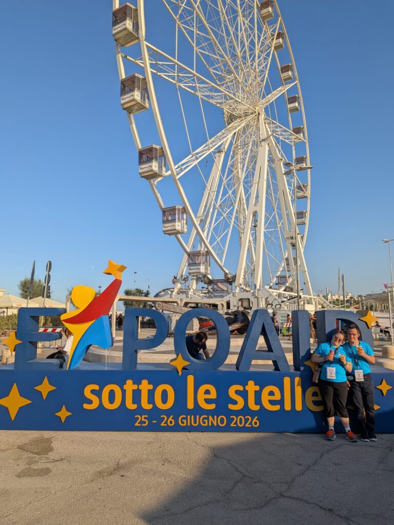 “Io, persona di valore”: Chiara e Andrea all'EXPOAID 2026 8 Cometa - “Io, persona di valore”: Chiara e Andrea all'EXPOAID 2026 7